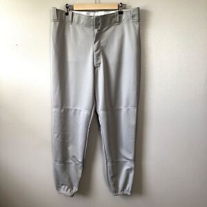 Adidas Climalite Baseball Pants Mens XL Gray Polyester Athletic Sports